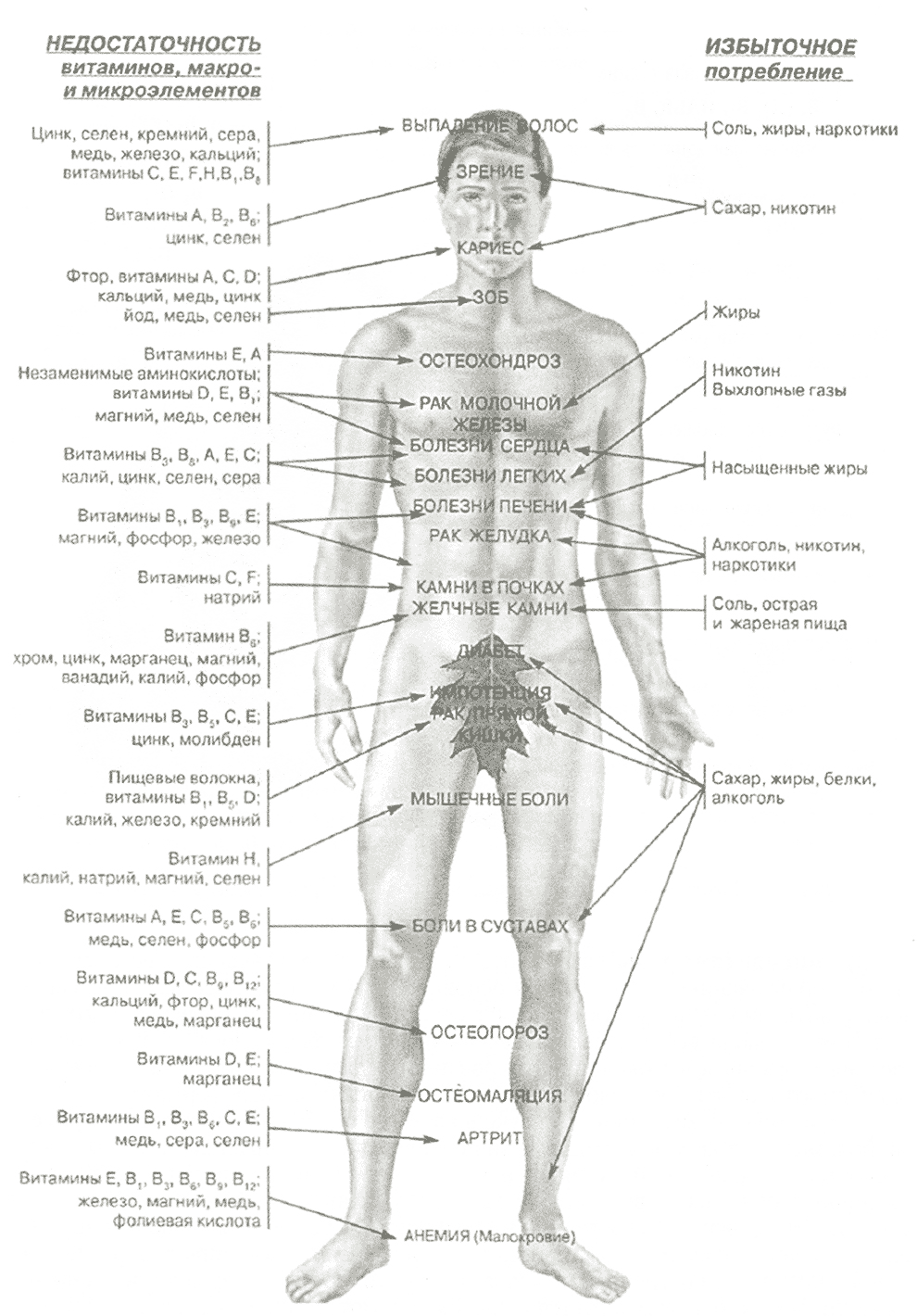 Заболевания, ассоциированные с питанием Заболевания, ассоциированные с питанием