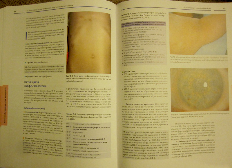 Пример страницы из книги "Детская дерматология" - Хёгер Петер Г.