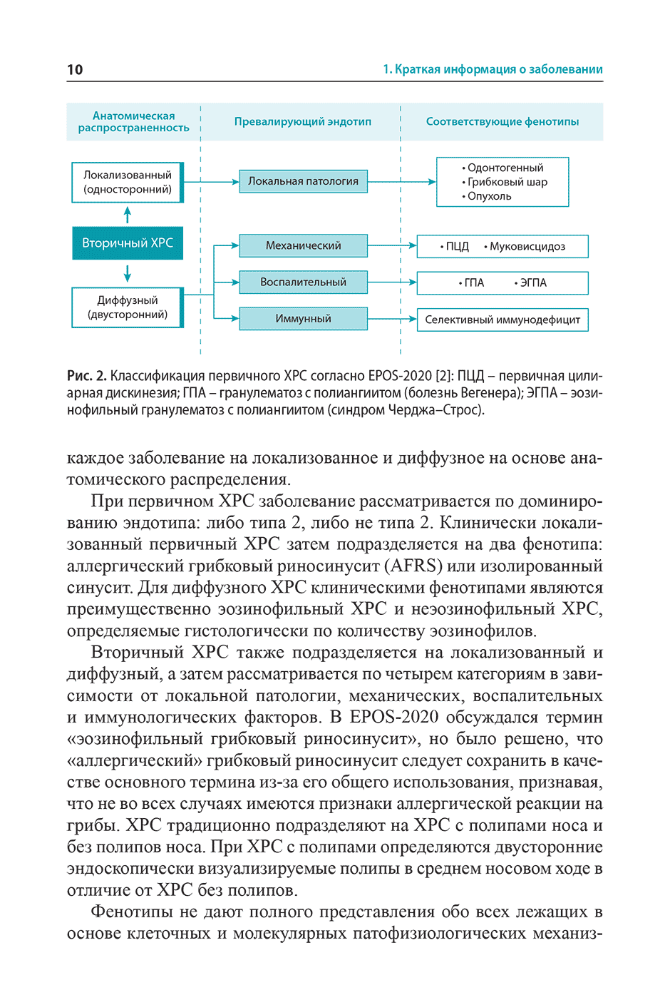 Рис. 2. Классификация первичного ХРС согласно ЕР05-2020