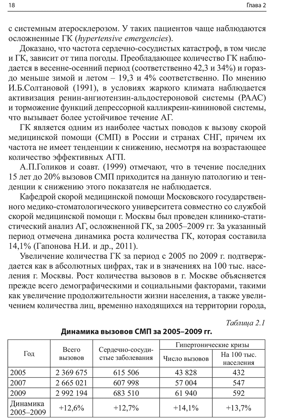 Пример страницы из книги "Гипертонические кризы" - С. Н. Терещенко
