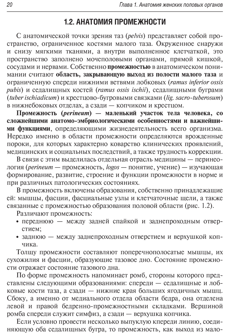 Пример страницы из книги "Нехирургический дизайн промежности" - Радзинский В. Е.