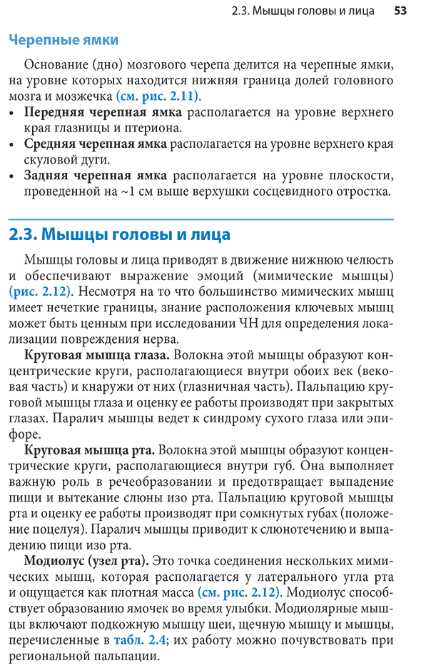 Пример страницы из книги "Проекционная анатомия. Карманный справочник" - Мирджалили С. А.