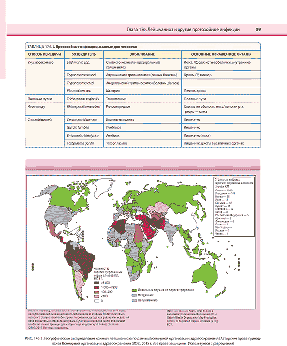 Географическое распределение висцерального лейшманиоза Географическое распределение висцерального лейшманиоза