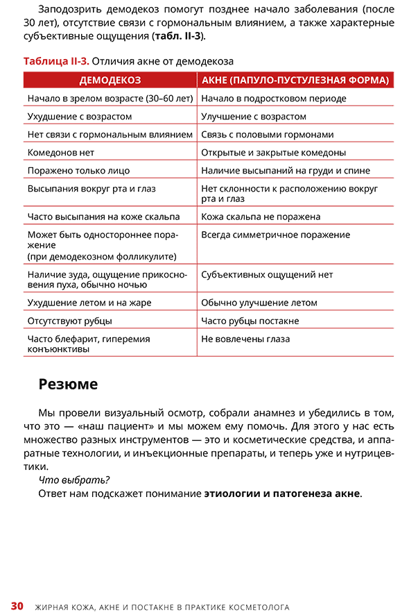 Пример страницы из книги "Жирная кожа, акне и постакне в практике косметолога" - Эрнандес Е. И., Альбанова В. И., Брагина И. Ю., Калашникова Н. Г., Николаева Н. Н., Уракова Д. С., Шарова А.А. Под общ. ред. Эрнандес Е. И.  
