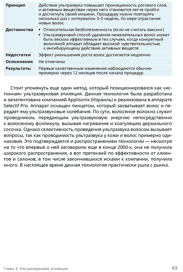 Пример страницы из книги "Лазерная эпиляция и другие методы удаления волос в практике косметолога" - Эрнандес Е. И., Раханская Е. М., Альбанова В. И. Пример страницы из книги "Лазерная эпиляция и другие методы удаления волос в практике косметолога" - Эрнандес Е. И., Раханская Е. М., Альбанова В. И.