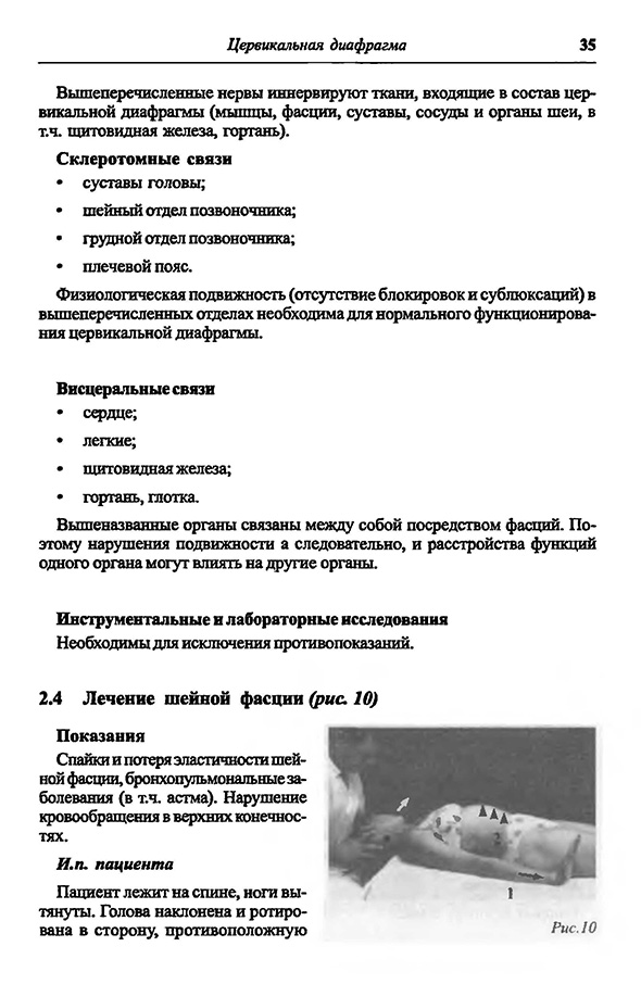 Лечение шейной фасции